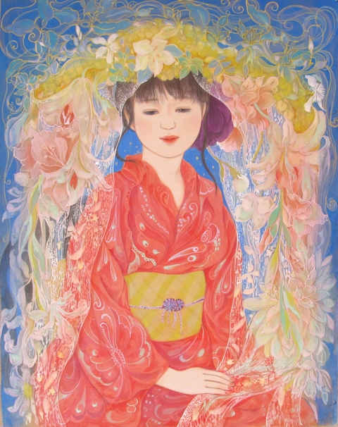 花の綿帽子